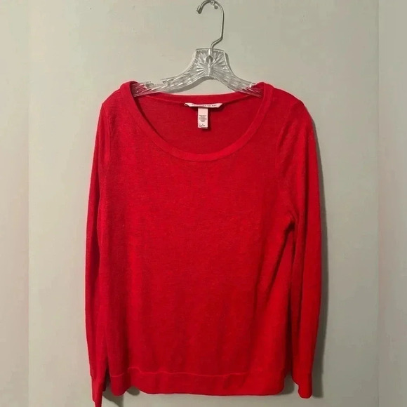 Victoria’s Secret pink label red oversized light weight sweater - Picture 1 of 4